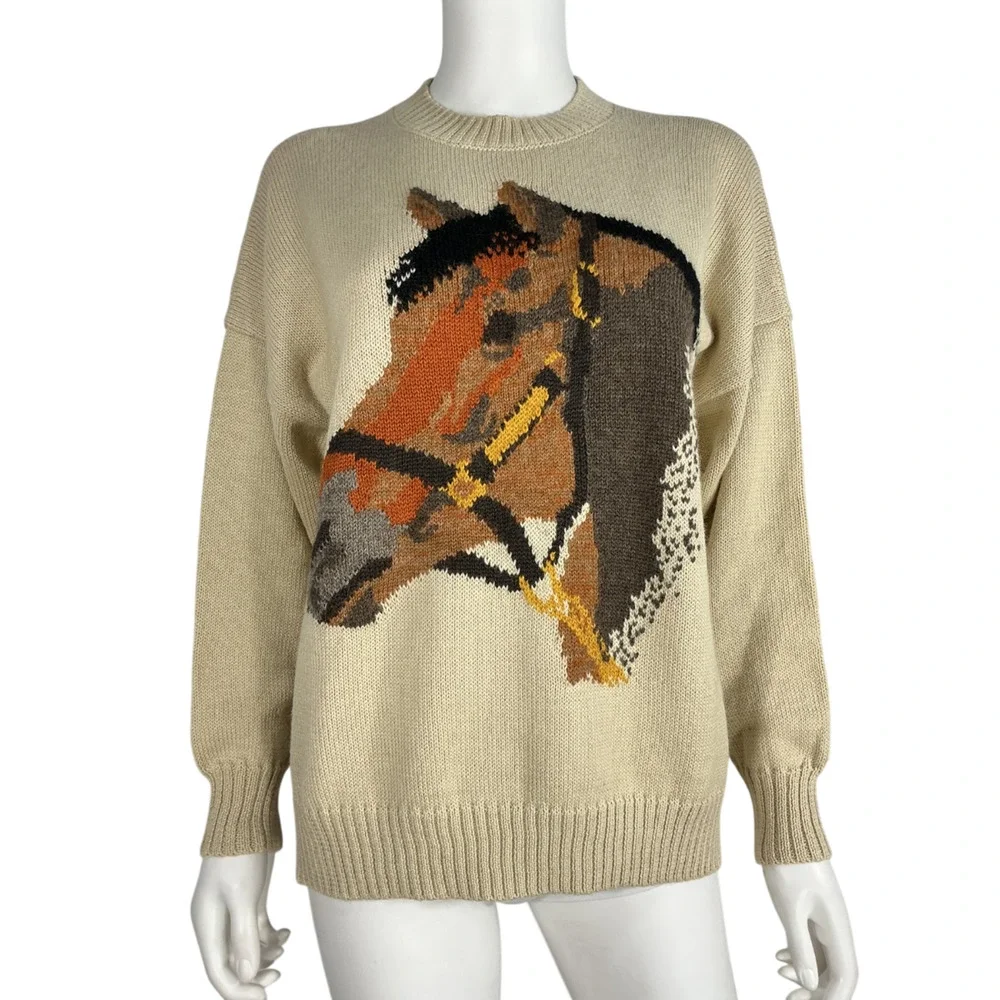 The Great Cozy Beige Stable Sweater Size 0 - Picture 2 of 4